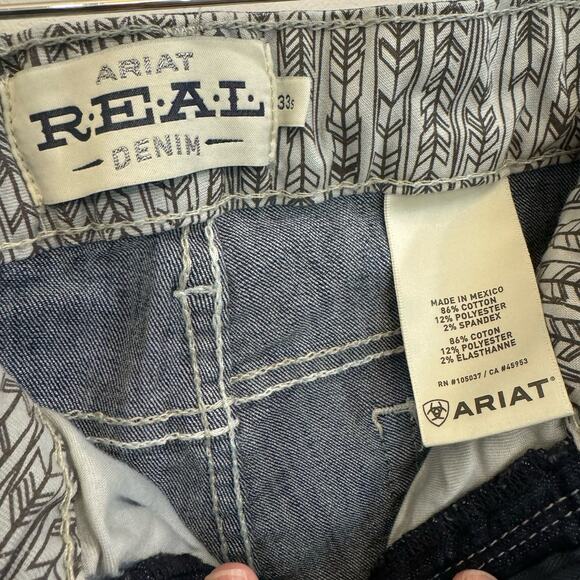 Ariat Women's Straight Leg Jeans - Dark Blue - Picture 3 of 14